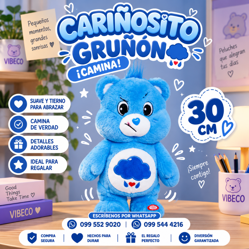 Oso Cariñoso 30cm Camina
