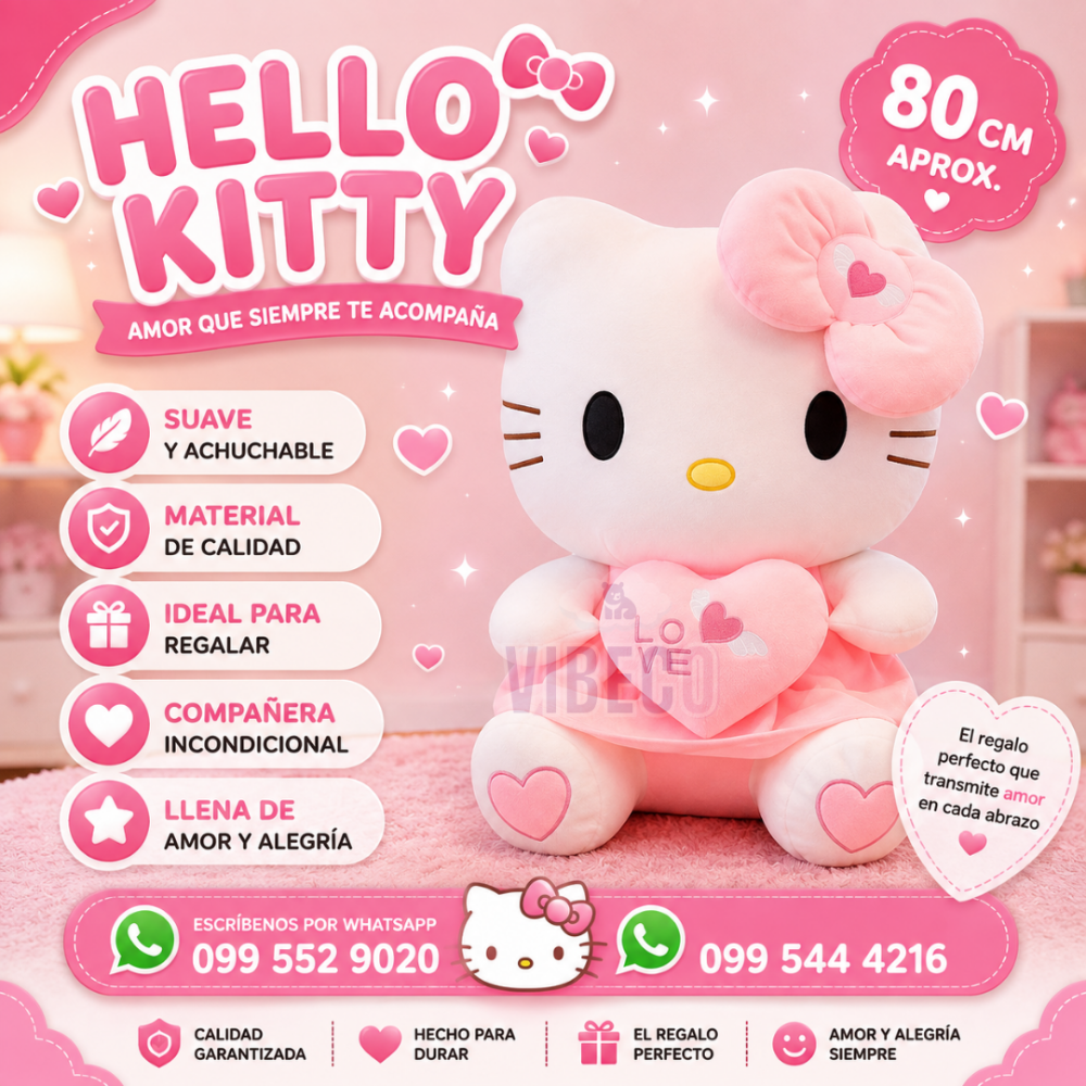 Hello Kitty Clasica 80cm