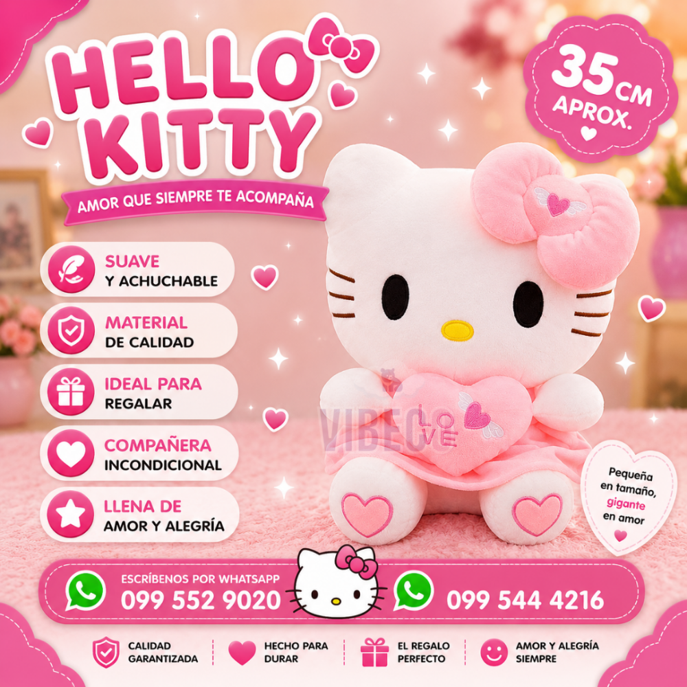 Hello Kitty Clasica 35cm