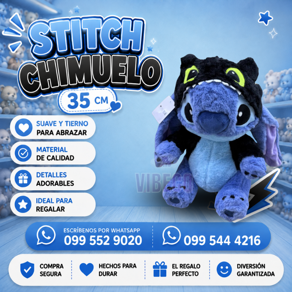 Stitch Chimuelo 35cm