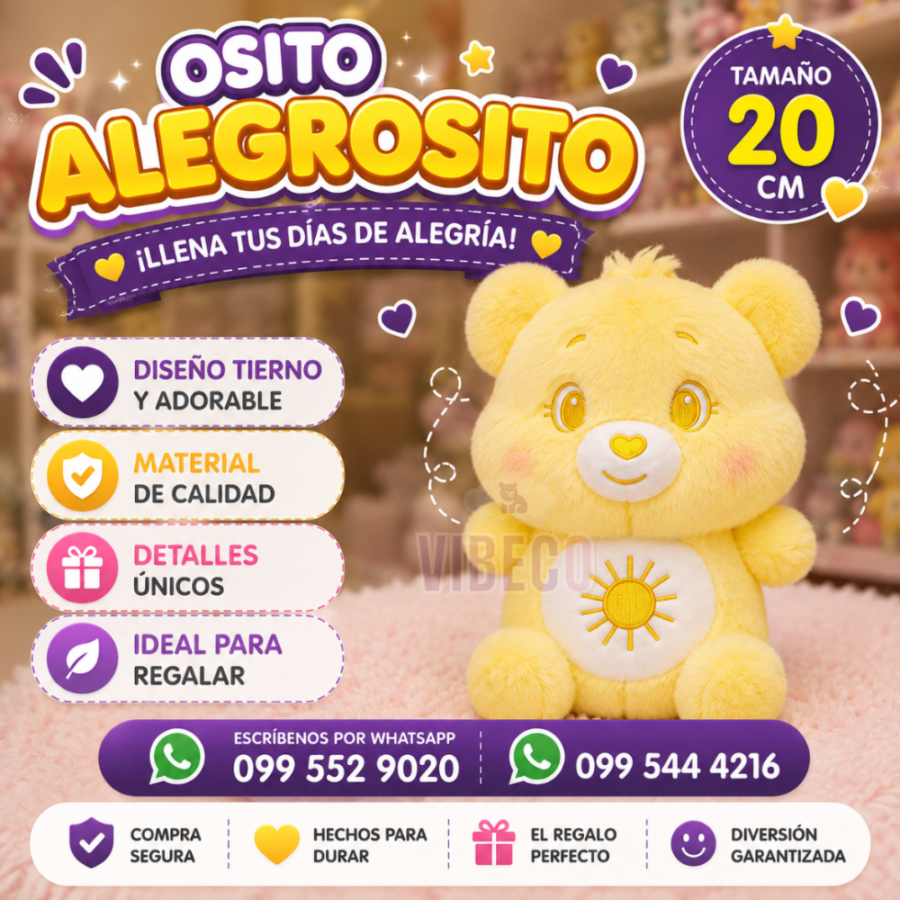 Cariñoso Amarillo 20cm