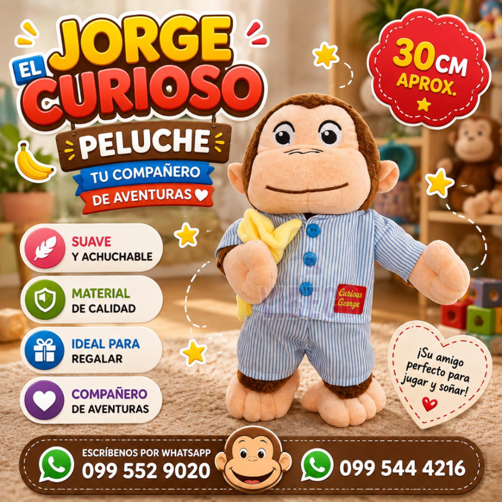 Jorge el Curioso 30cm