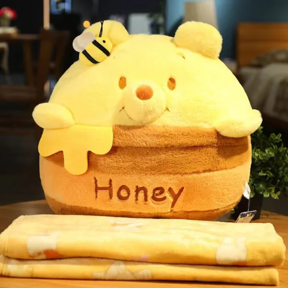 Almohada con manta pooh160x100