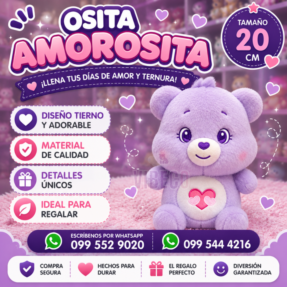Cariñoso Lila 20cm