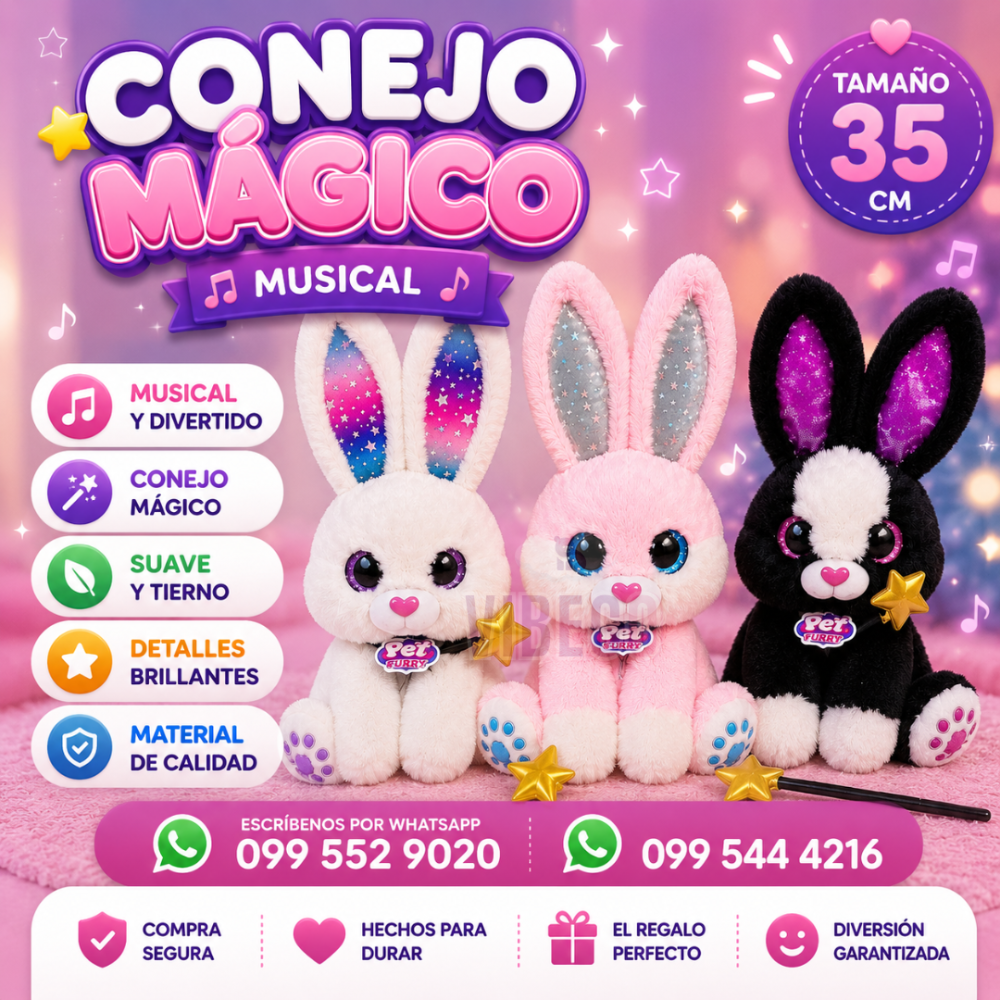 Conejo Magico 35cm