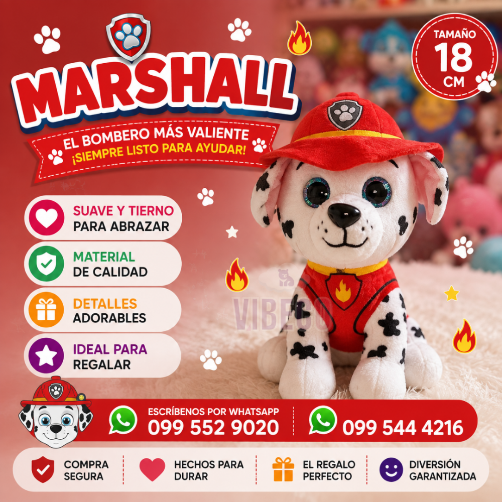 Marshall Paw Patrol 18cm