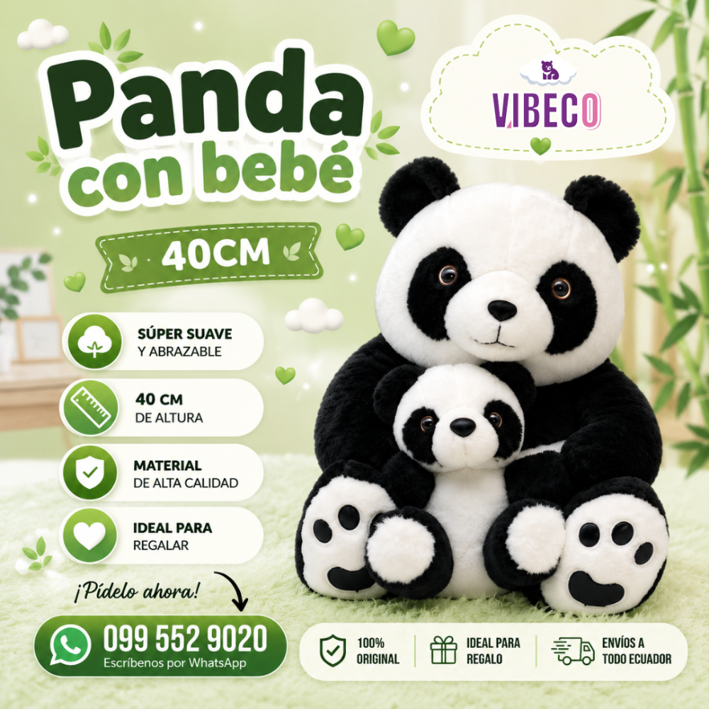 Panda Bebe 40cm