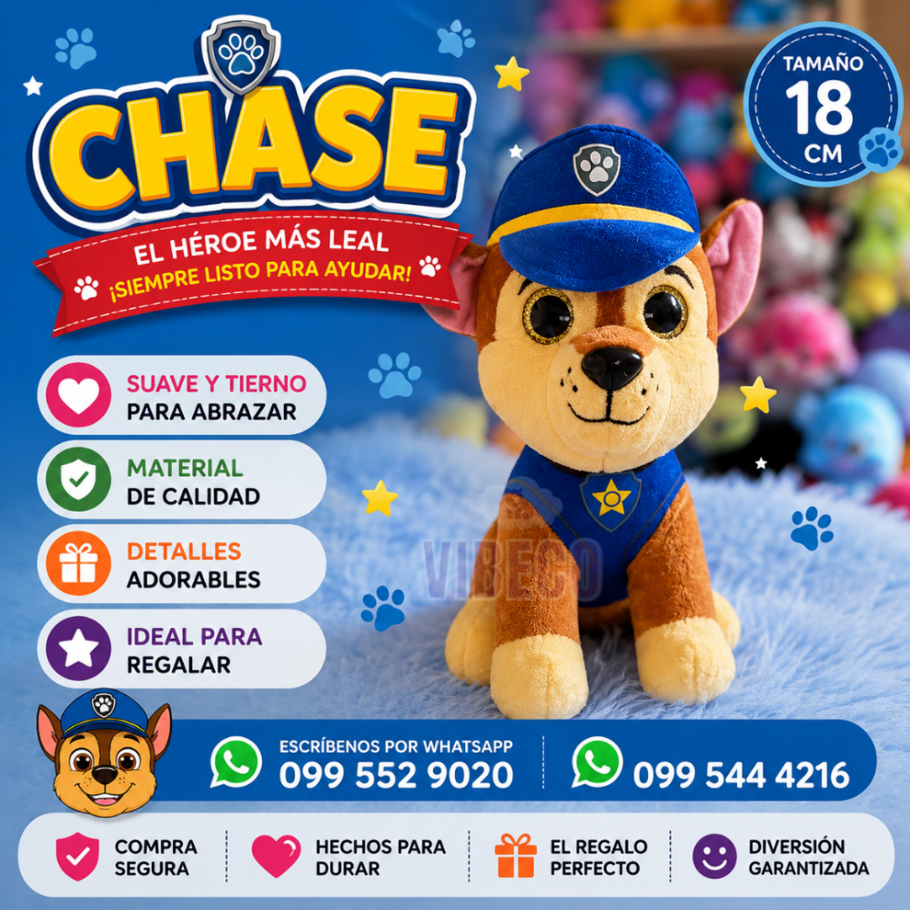 Chase Paw Patrol 18cm