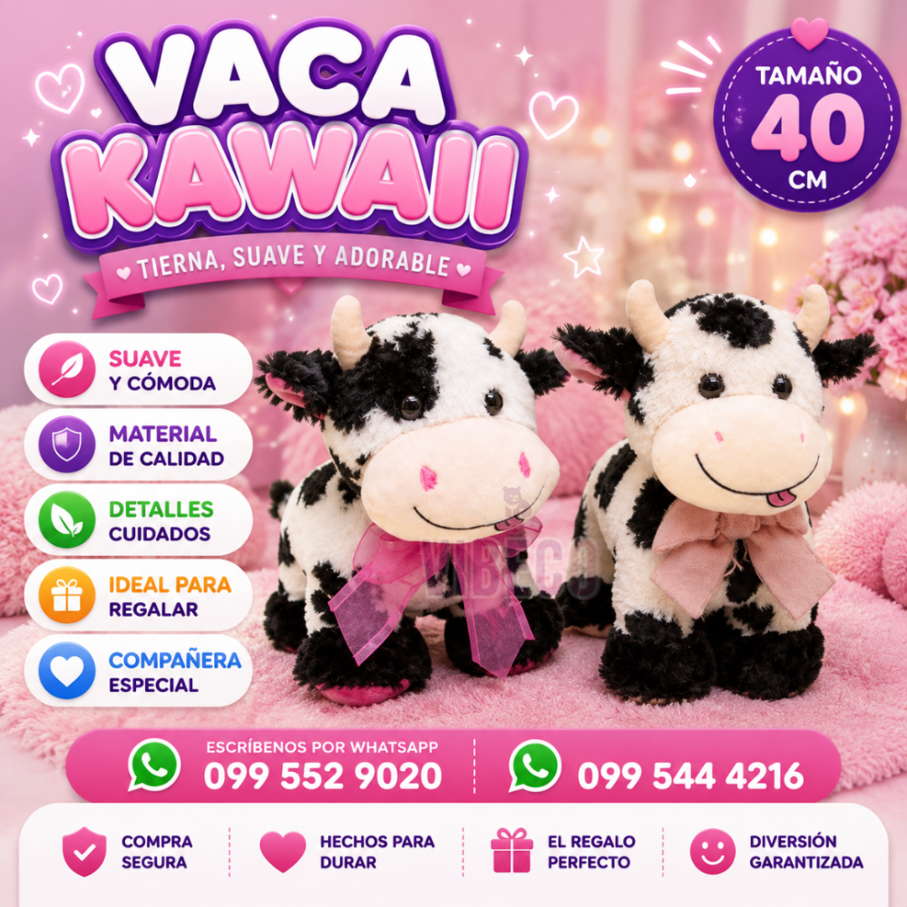 Vaca Kawaii 40cm