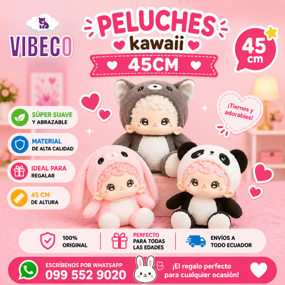 Peluche Kawaii 45cm