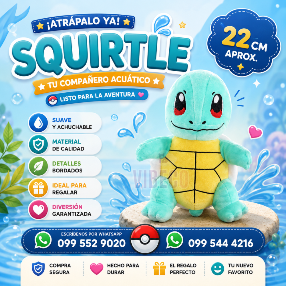 Squirtle 22cm