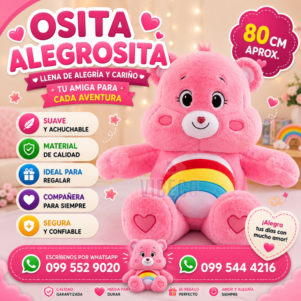 Cariñoso Rosa 80cm