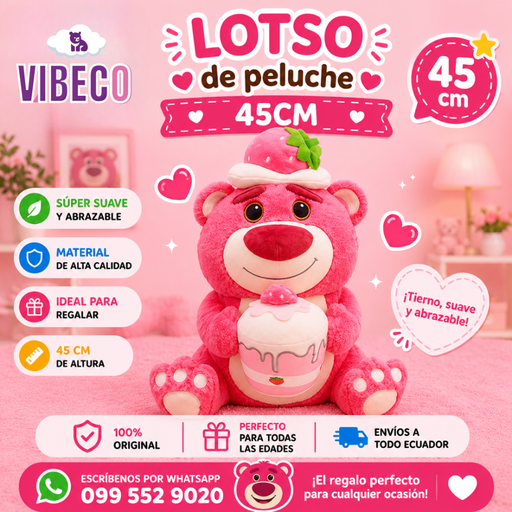 Lotso sentado 45cm