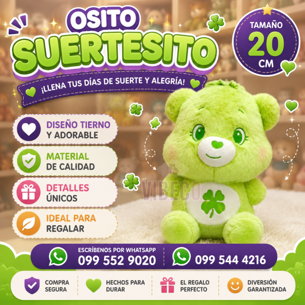 Cariñoso Verde 20cm