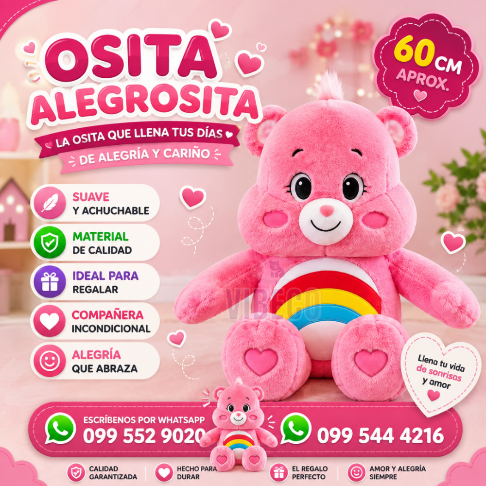 Cariñoso Rosa 60cm