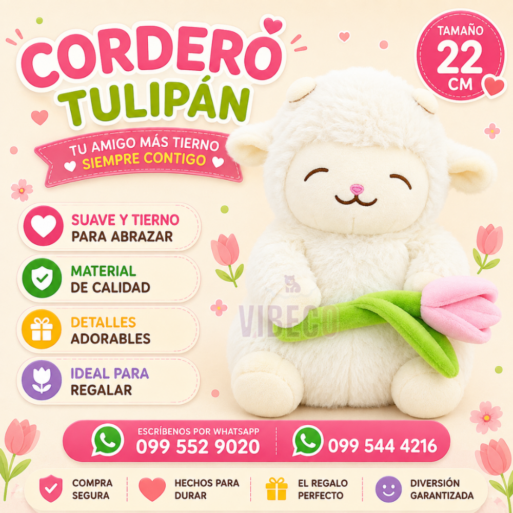 Cordero Tulipán 22cm