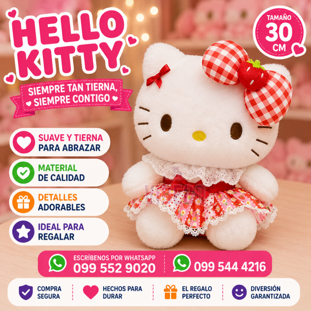 Hello Kitty 30cm fresa
