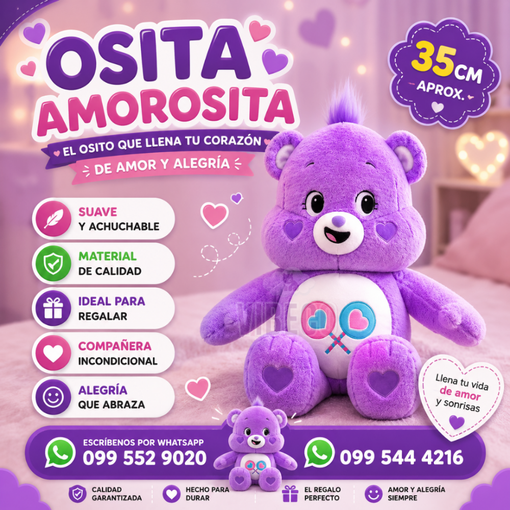 Cariñoso lila 35cm