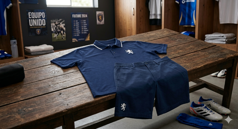 CAMISETA TIPO POLO Y PANTALONETA ENTRENADOR