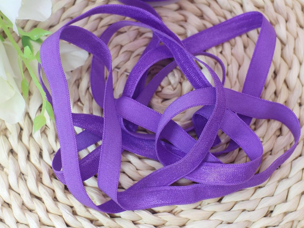 Elástico morado oscuro para agendas x metros