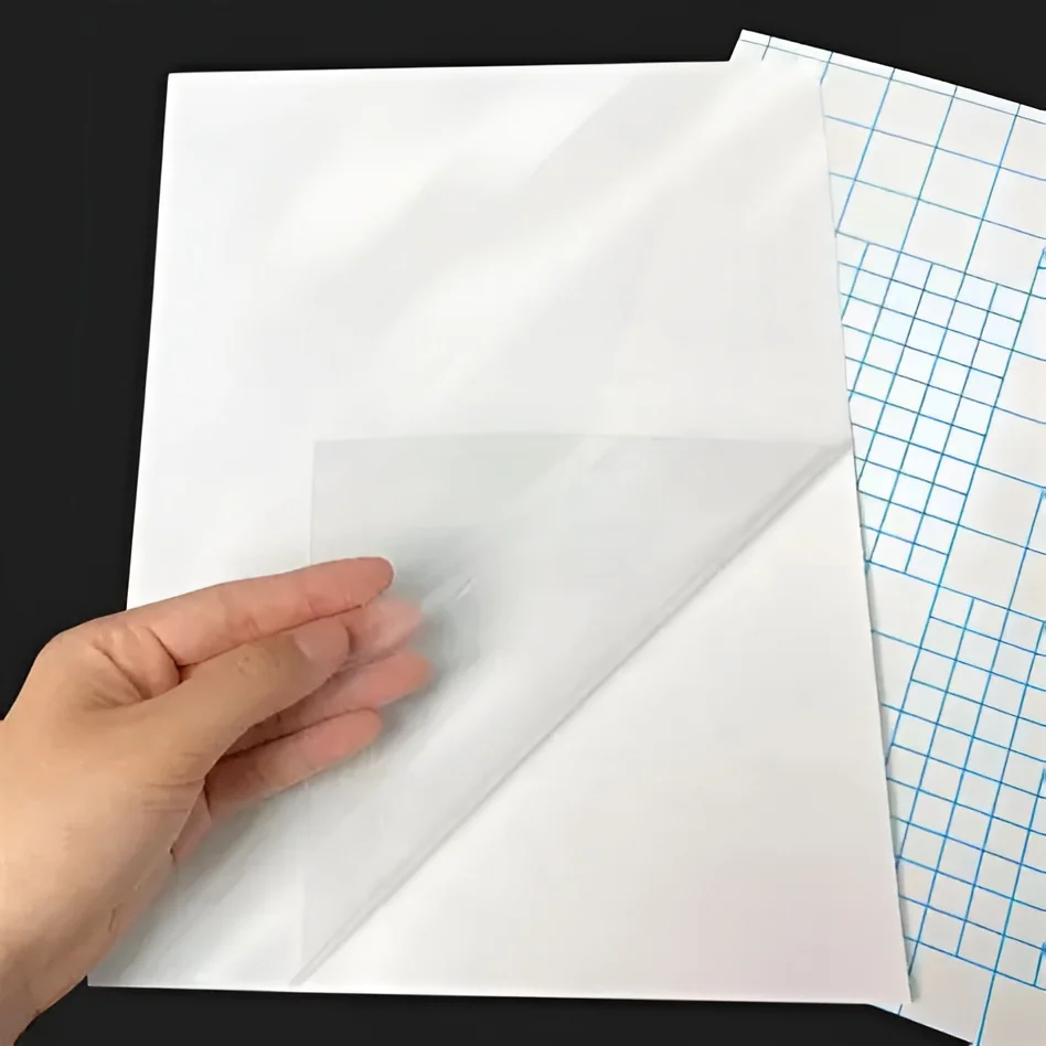 Papel para laminar al frío transparente por 10 und
