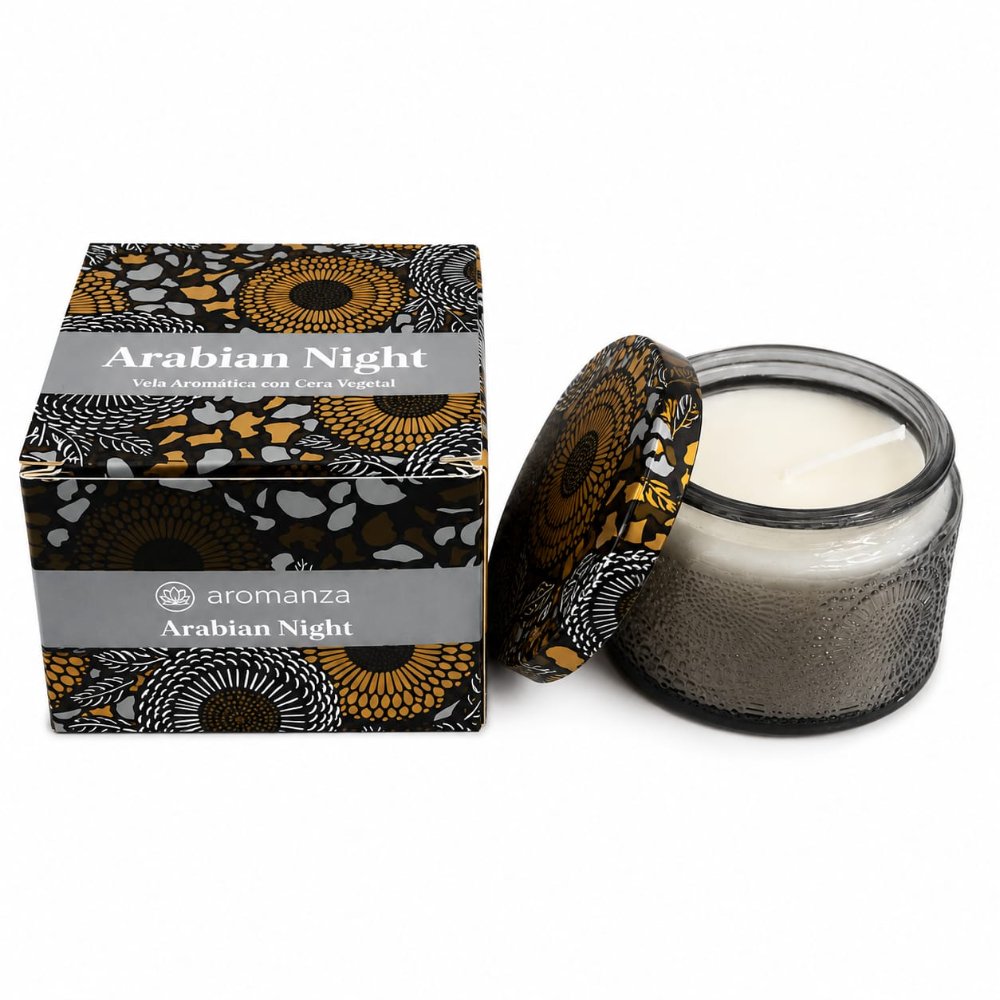 Vela Luxe 7 cm x 5 cm Noche Arabe