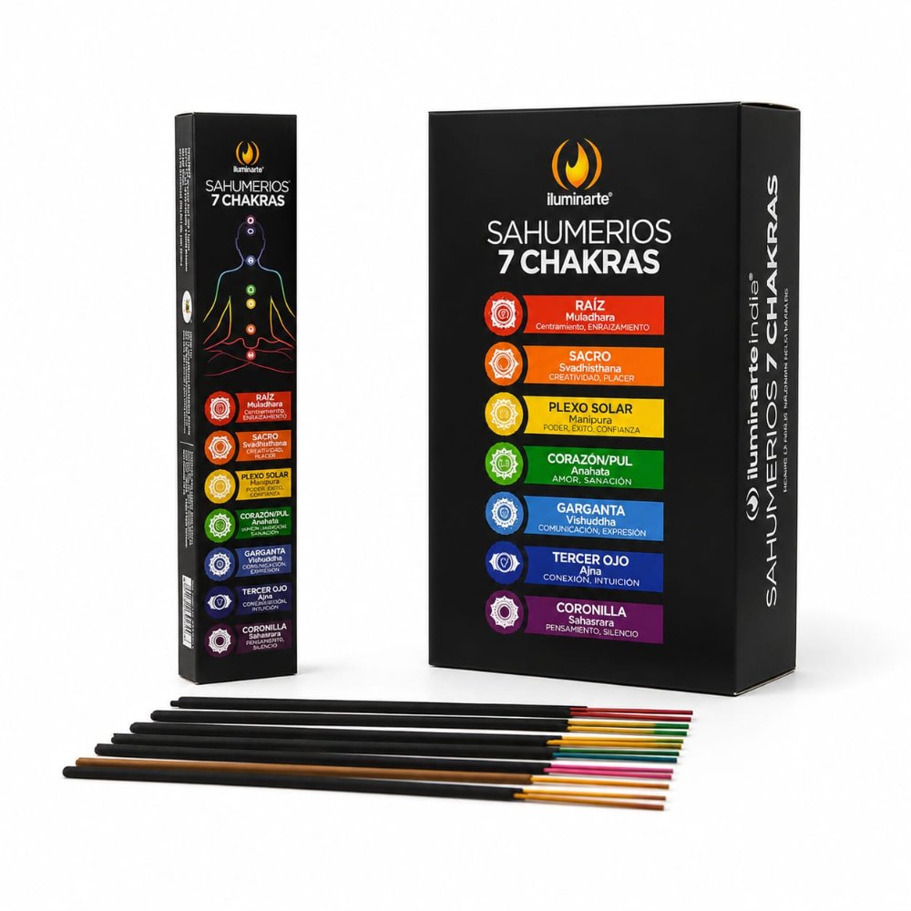 Sahumerio 7 Chakras x 21 un. Iluminarte