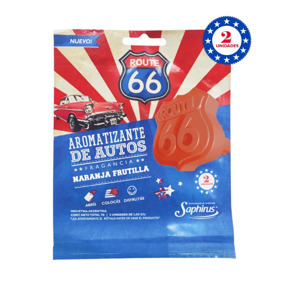 Ruta 66 Naranja Frutilla