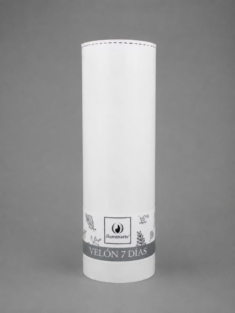 Velon 7 dias lisos Blanco