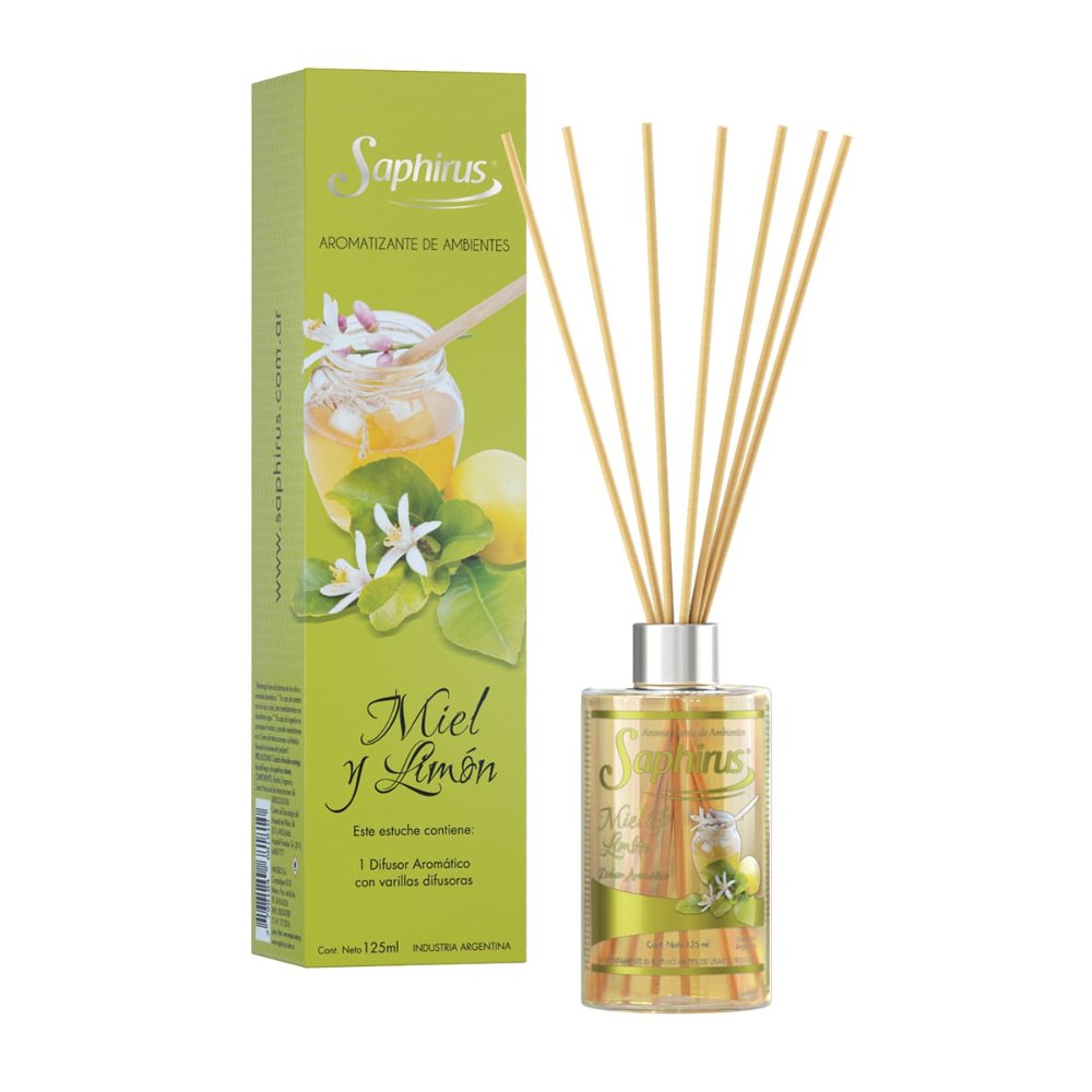 Difusor con varillas Miel y Limon