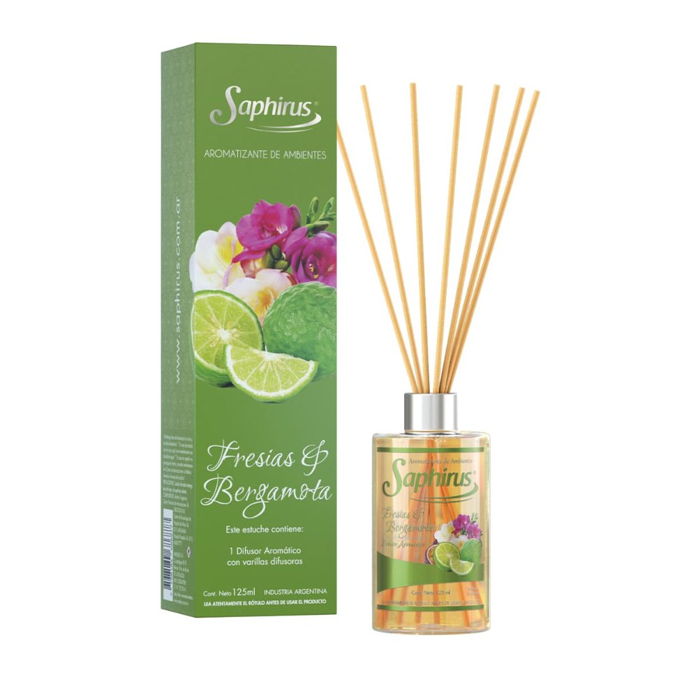 Difusor con Varillas Fresias y Bergamota