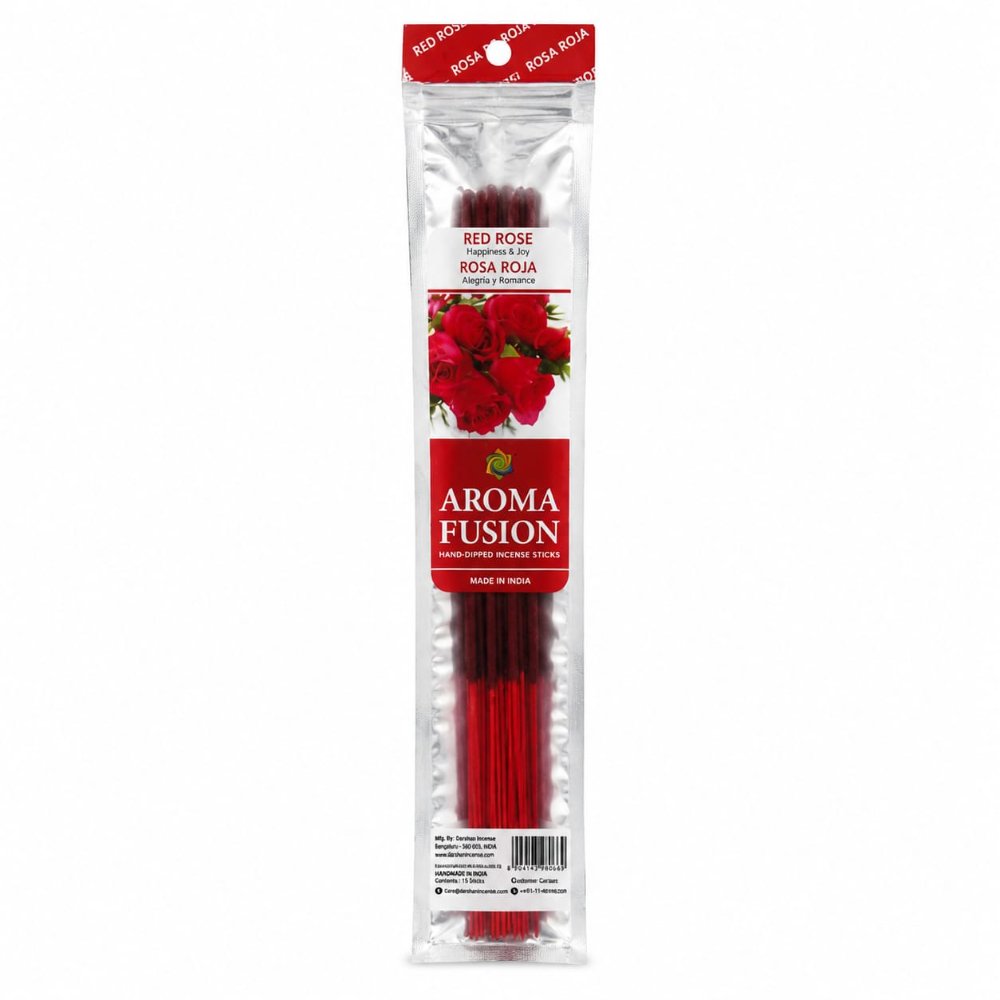 Sahumerio Aroma Fusion Rosa Roja