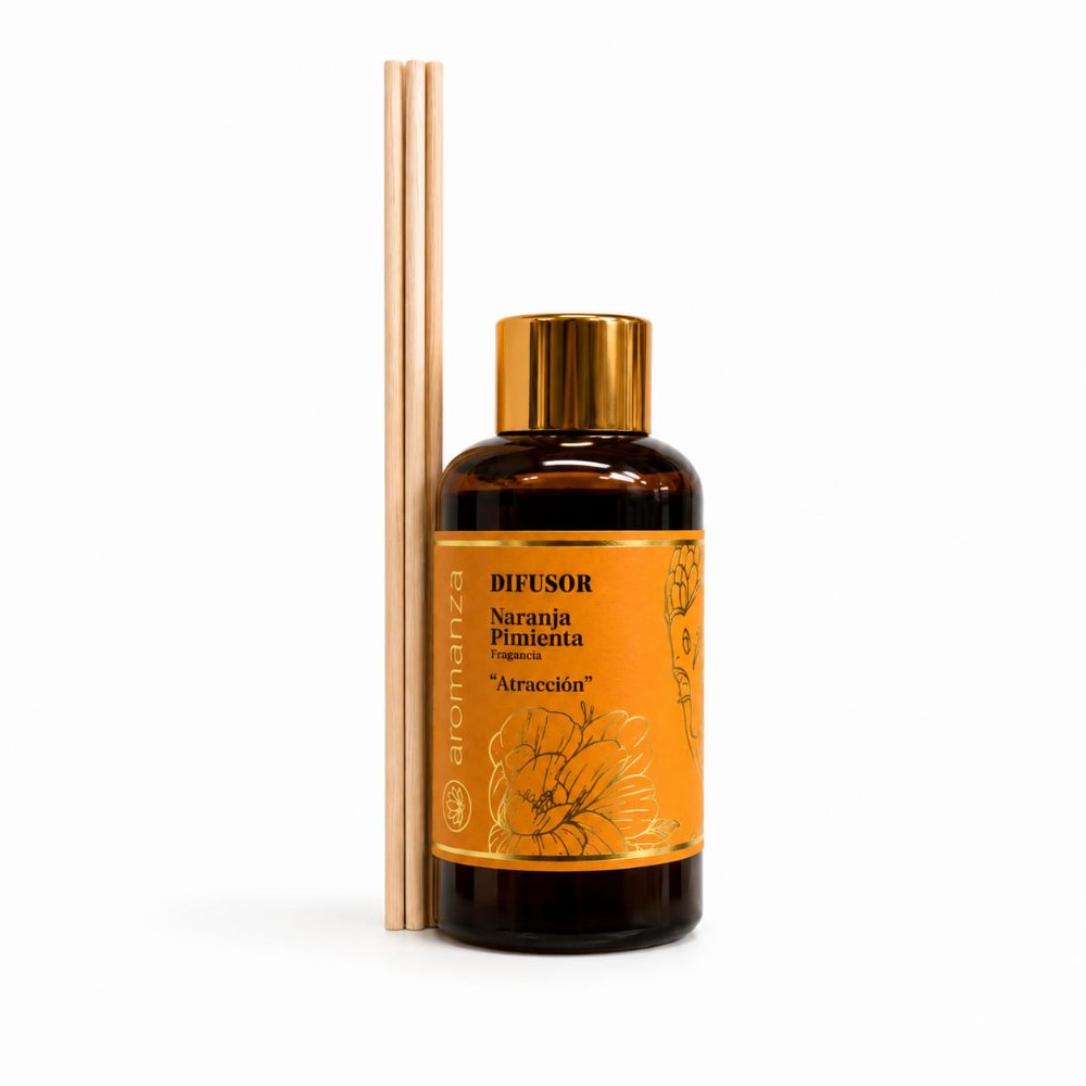 Difusor con Varillas Aromanza Naranja Pimienta 200 ml