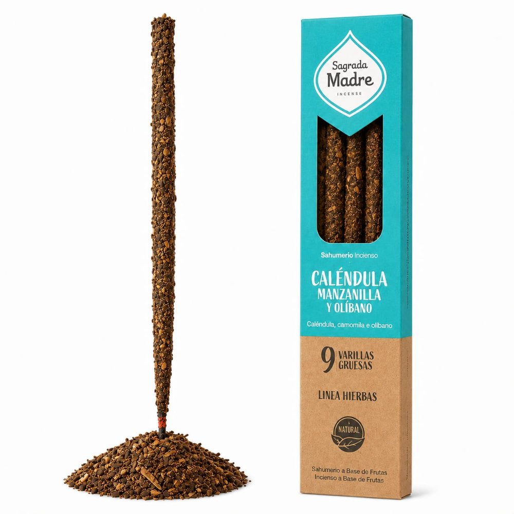 Sahumerio Hierbas Caléndula, Manzanilla y Olíbano