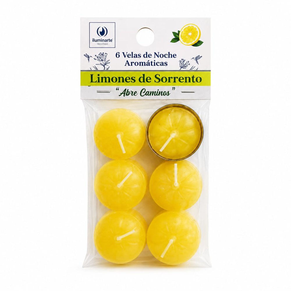 Velas Aromáticas x 6 Limon