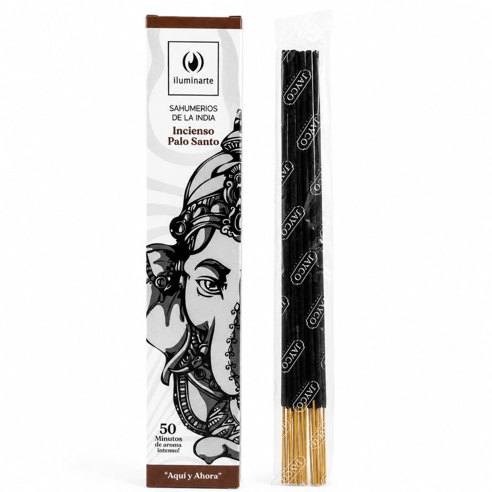 Sahumerio india rectangular x 12 incienso - palo santo