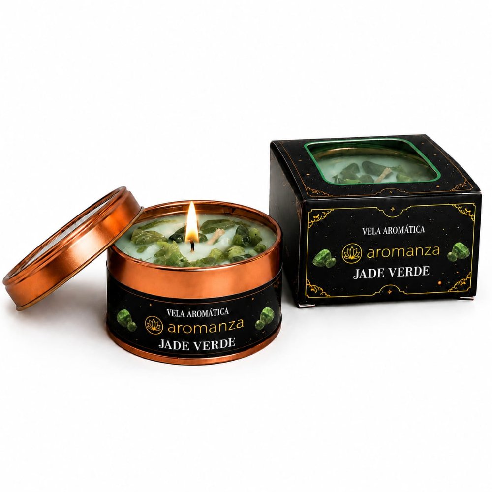 Vela Organica Jade Verde Aromanza