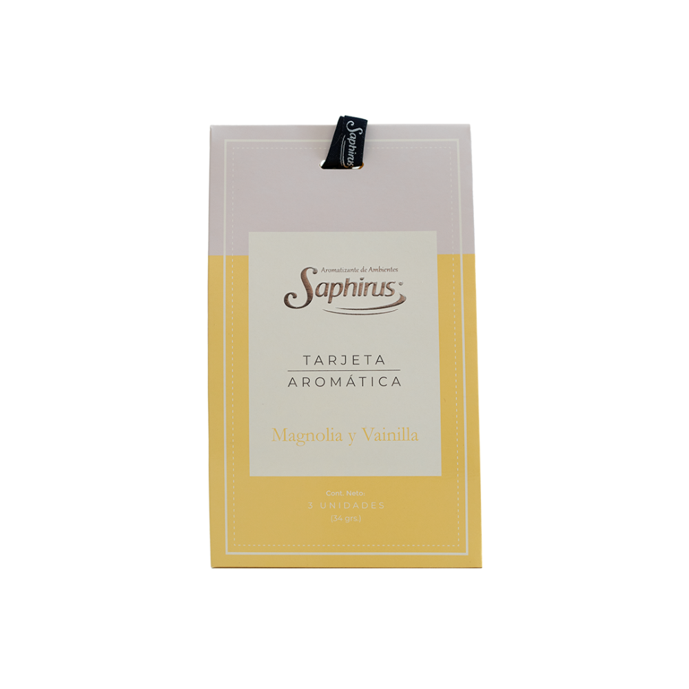 Tarjeta Aromatica Magnolias y Vainilla