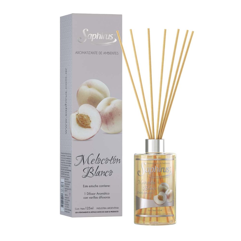 Difusor con Varillas Melocotón Blanco