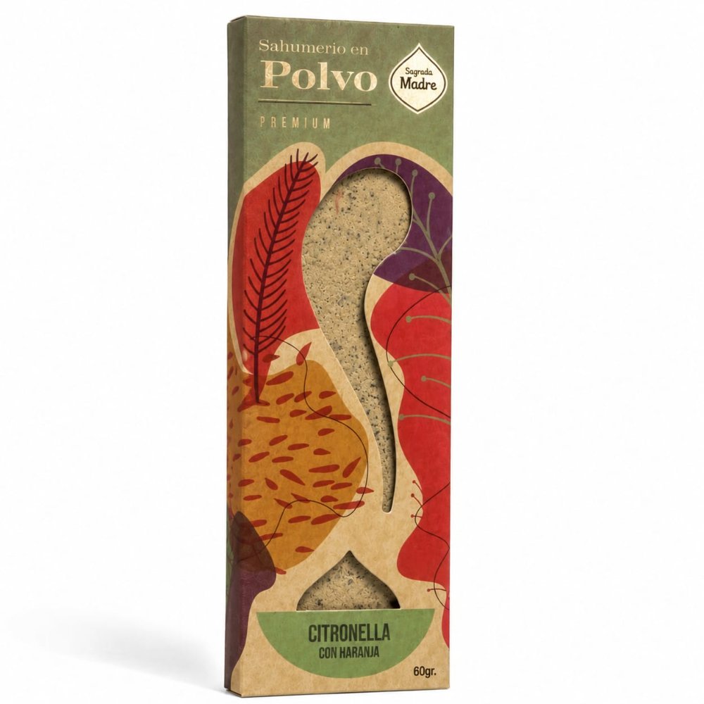 Sahumerio en Polvo Citronella con Naranja