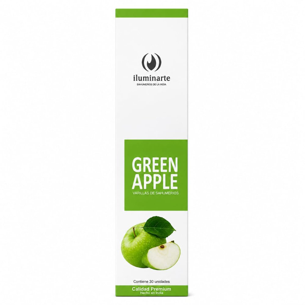 Sahumerio Rectangular x 30 Green Apple