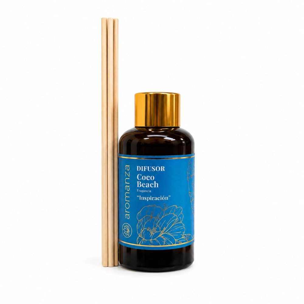 Difusor con Varillas Aromanza Coco 200 ml