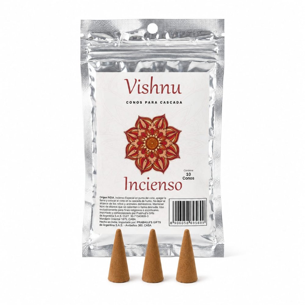 Cono cascada Vishnu x 10 un. Incienso