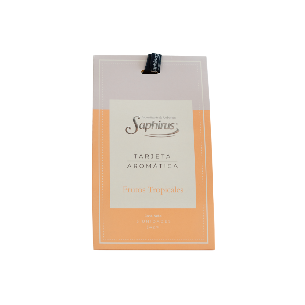 Tarjeta Aromatica Frutos Tropicales