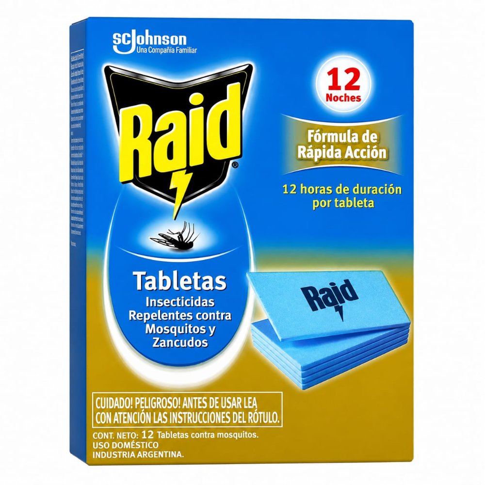 Raid Tabletas Antimosquitos x 12