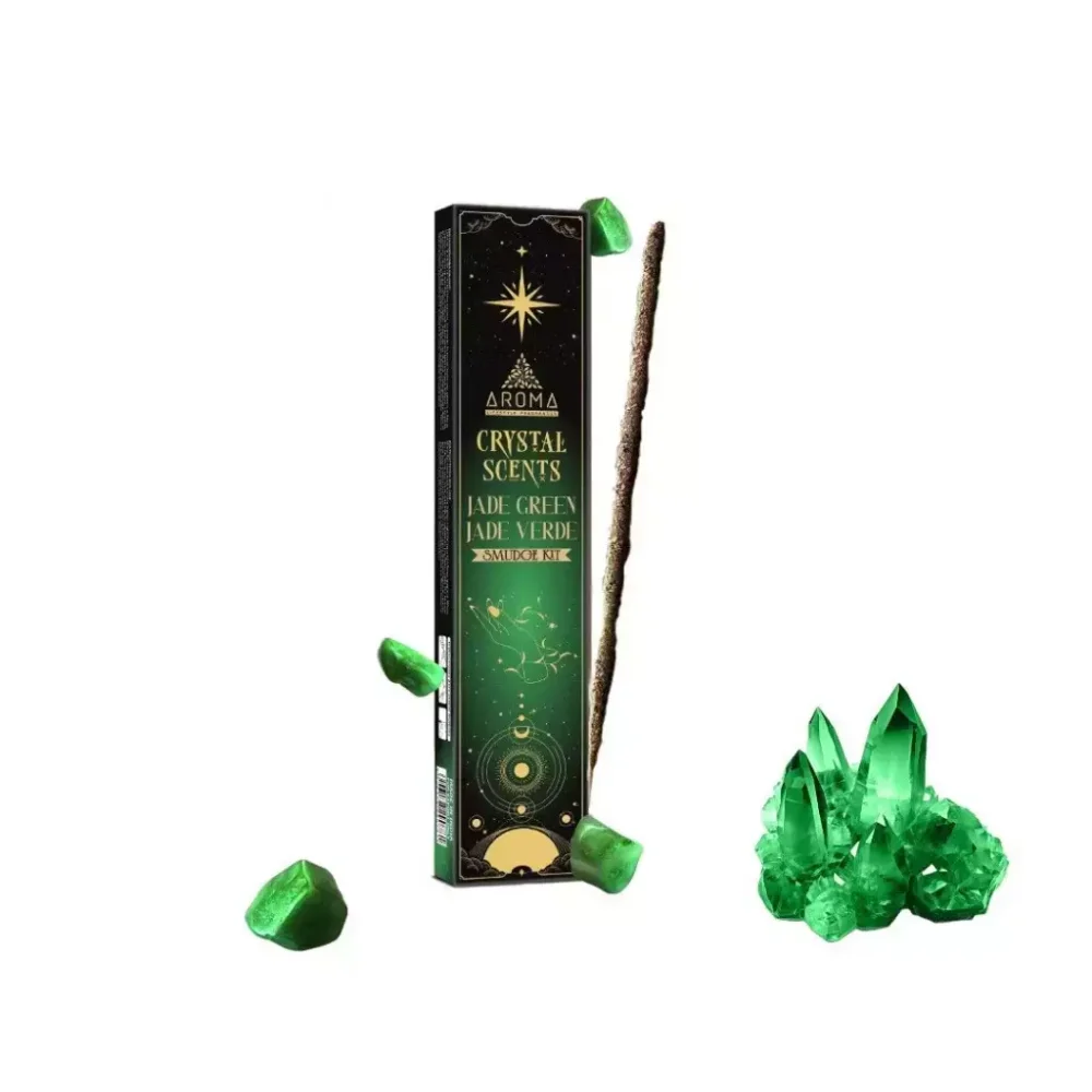 Sahumerio Crystal Scents Jade Verde