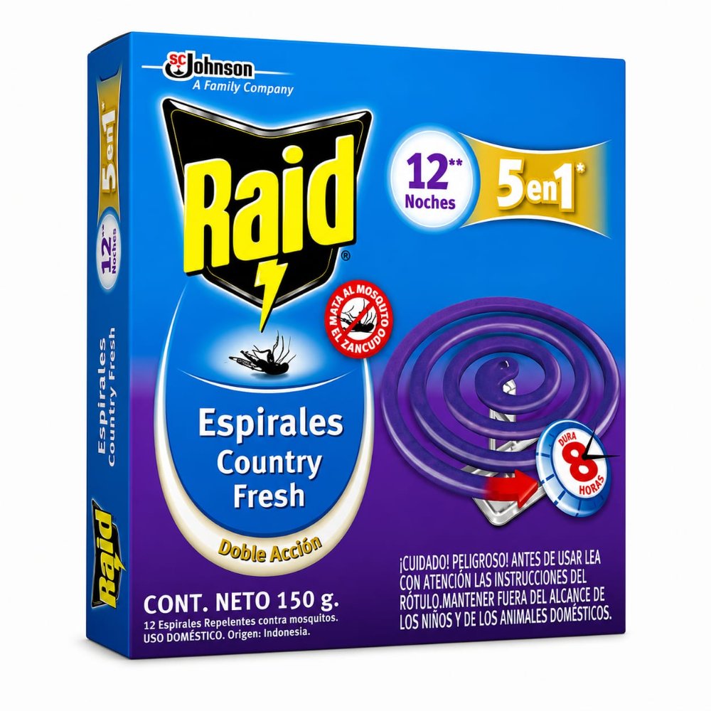 Raid Espiral country lavanda caja x 12