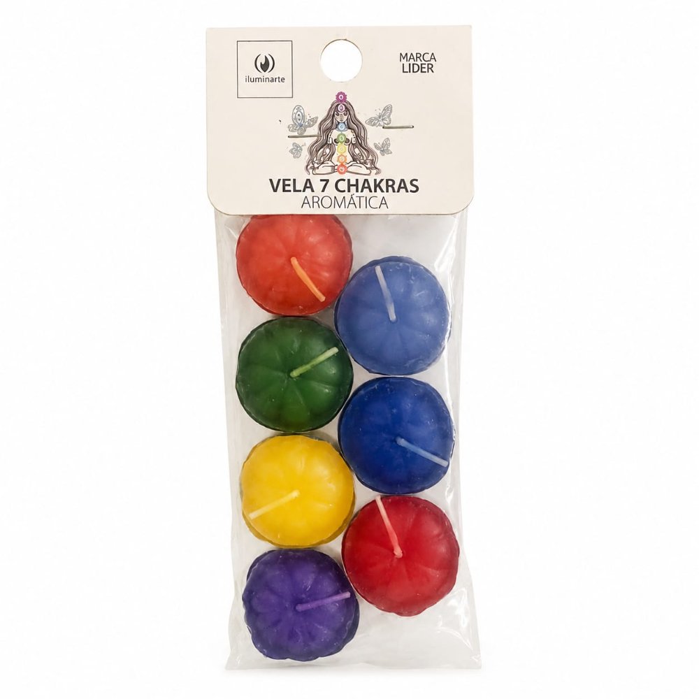 Velas 7 chakras aromaticas
