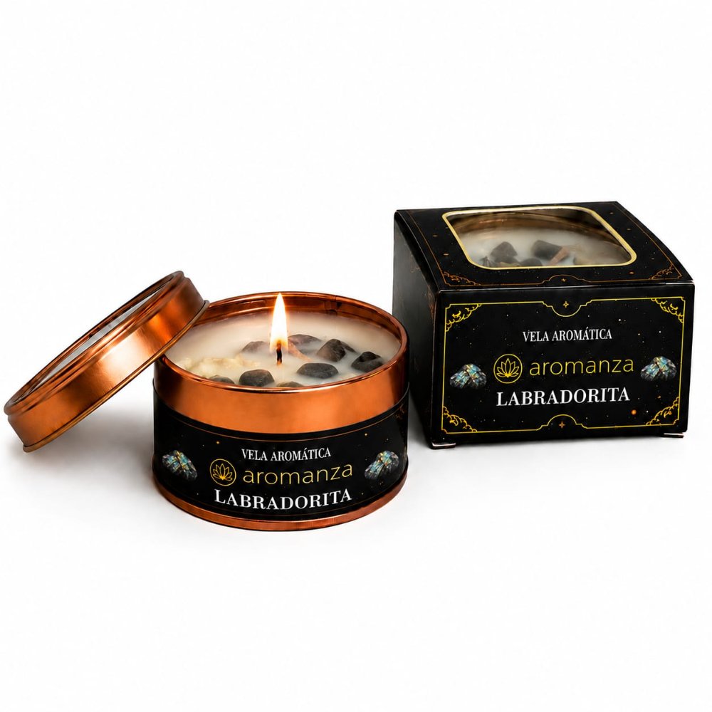 Vela Orgánica Labradorita Aromanza