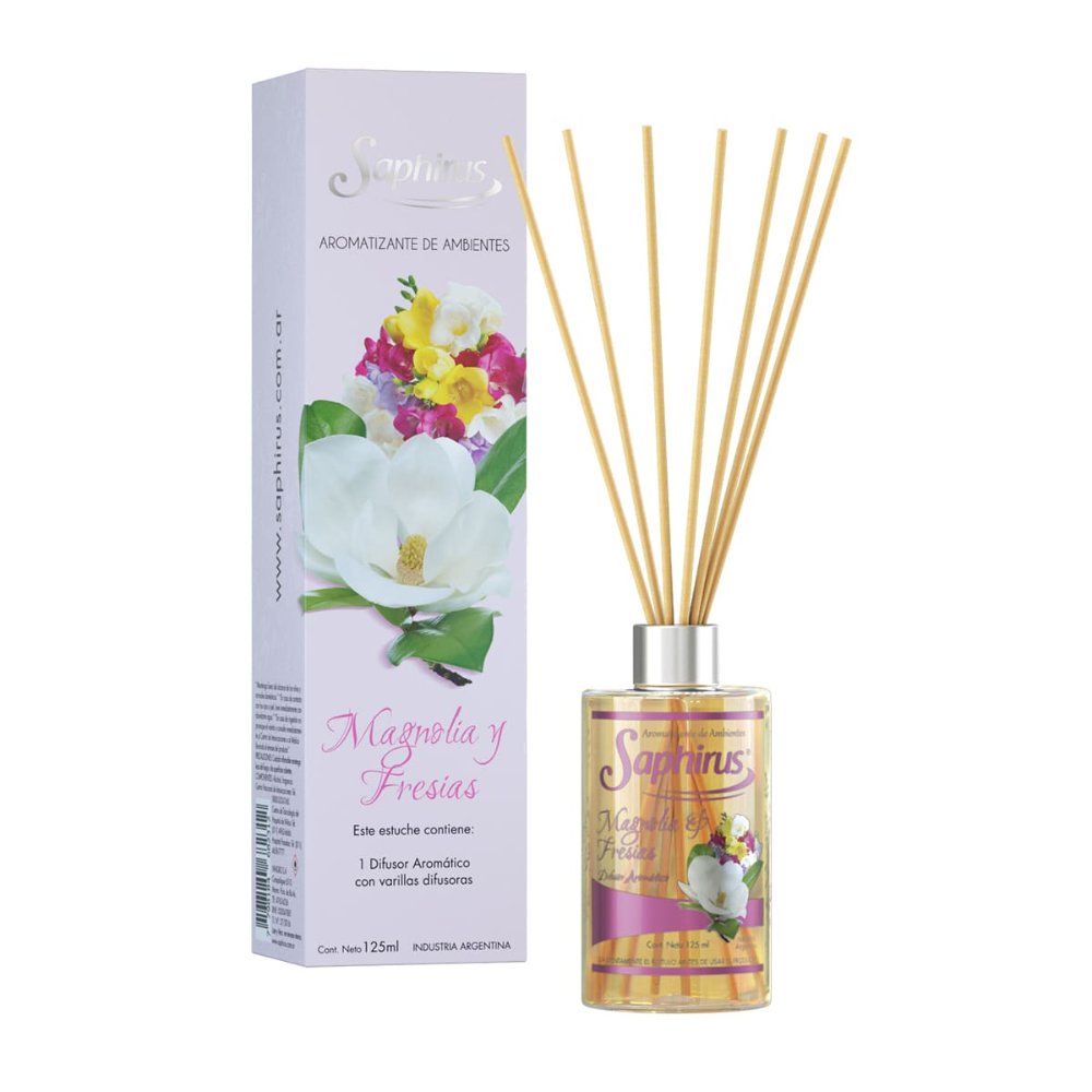 Difusor con Varillas Magnolias y fresias
